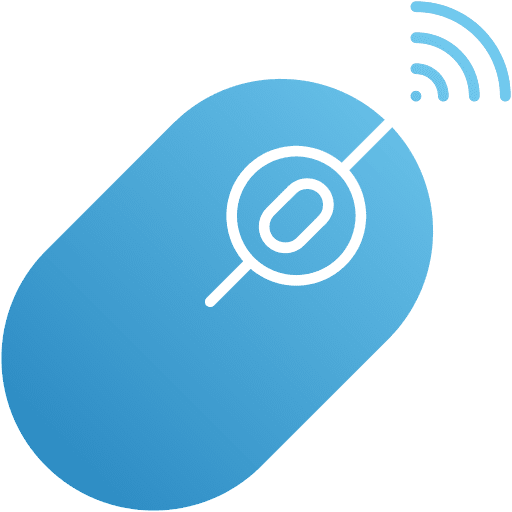 Wireless mouse technology wireless mouse internet of things icon Wireless mouse technology wireless mouse internet of things icon