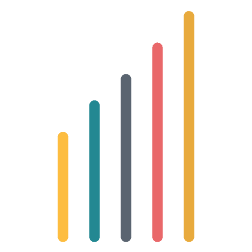 Bar ui graphic chart icon Bar ui graphic chart icon