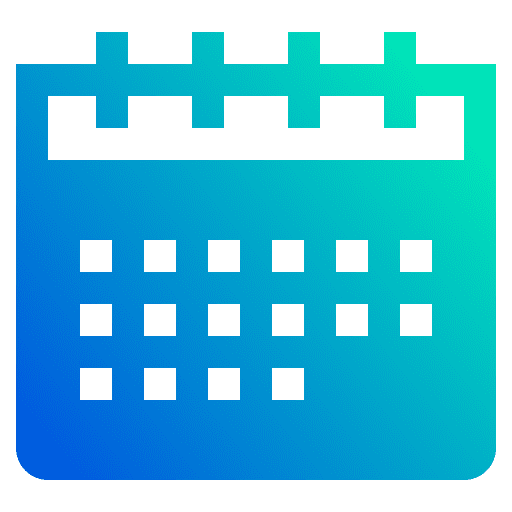 Calendar time and date day schedule icon