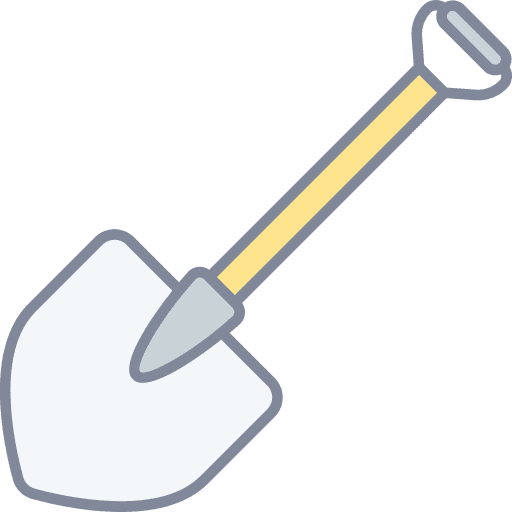 Shovel shovel spade equipment icon Shovel shovel spade equipment icon