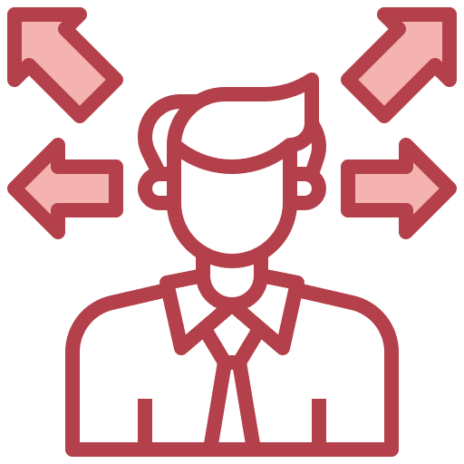 Skills management multi skilled employee icon