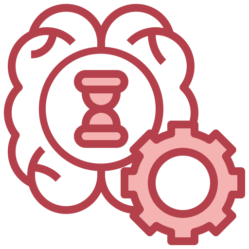 Brain gear psychology think icon Brain gear psychology think icon