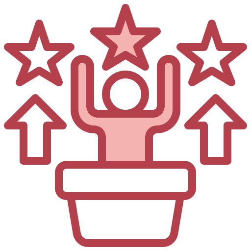 Growth challenge success business and finance icon Growth challenge success business and finance icon