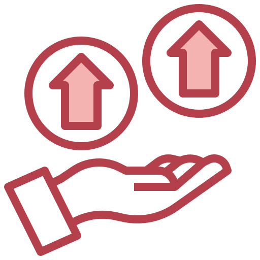 Increase arrow up improvement increase icon Increase arrow up improvement increase icon