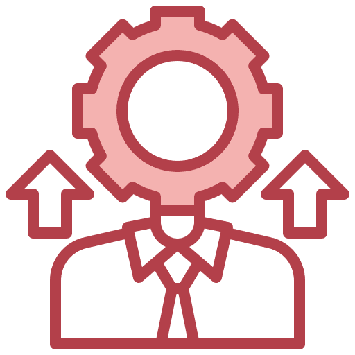 Self improvement gear self improvement engineer icon Self improvement gear self improvement engineer icon