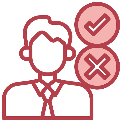 Decision making people man manager icon