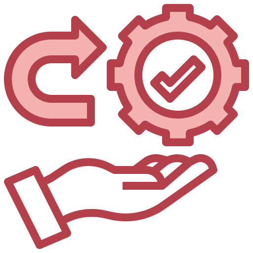 Manage business and finance group gear icon
