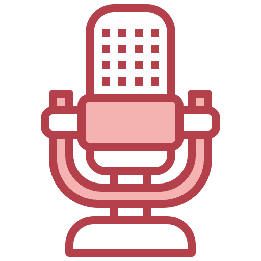 Microphone electronics brand microphone icon Microphone electronics brand microphone icon