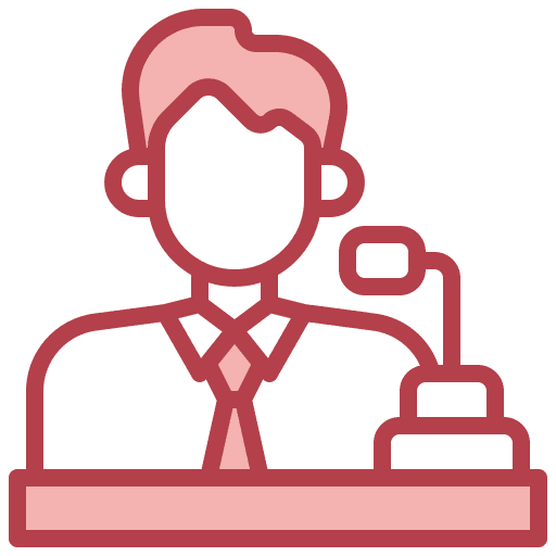 Speech podium debate speech icon