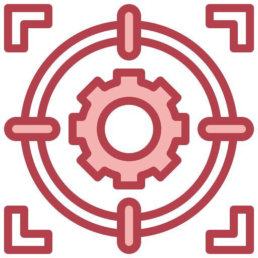 Target crosshairs tracking setting icon