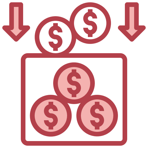 Saving saving money business and finance saving icon