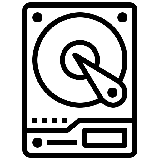 Hard disk hdd hard disk data storage icon Hard disk hdd hard disk data storage icon