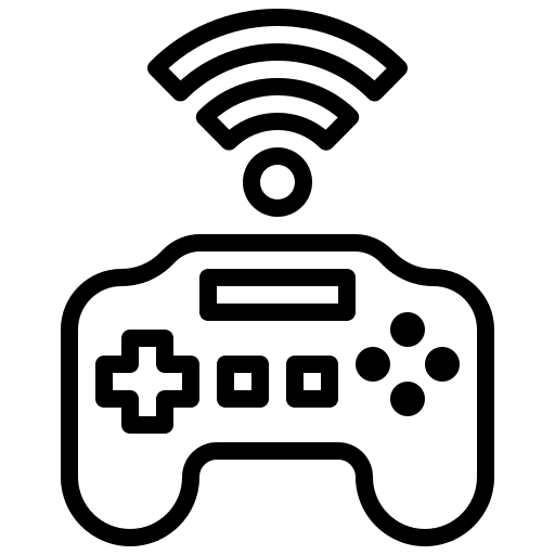 Remote engineering internet of things remote control icon Remote engineering internet of things remote control icon