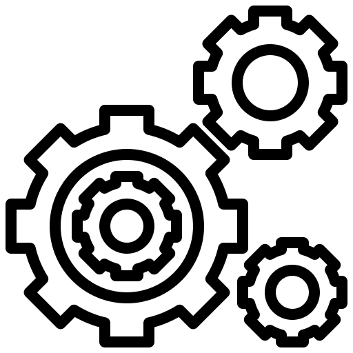 Cog cogwheel construction and tools gear icon