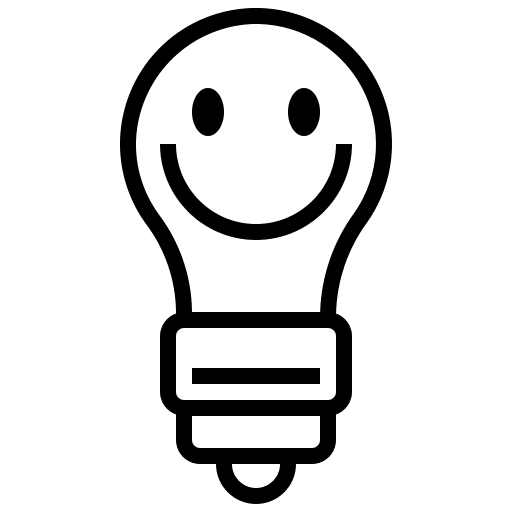 Idea light bulb idea positive icon Idea light bulb idea positive icon