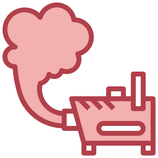 Smoke machine party concert event icon