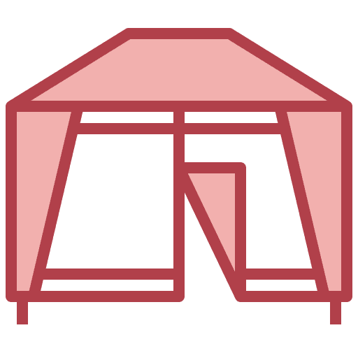 Tent fairground tent party icon