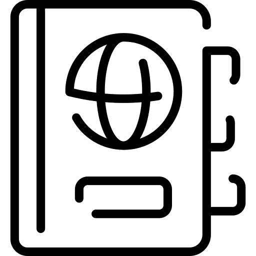 Passport passport identification identity icon