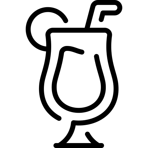 Cocktail food and restaurant beverage alcohol icon