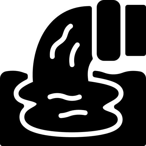 Water pollution ecology and environment contamination plumb icon