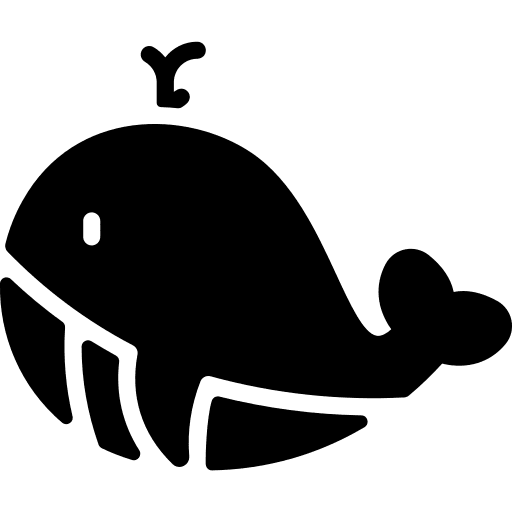 Whale whale animal kingdom sea life icon