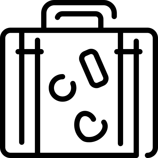 Suitcase suitcase baggage luggage icon