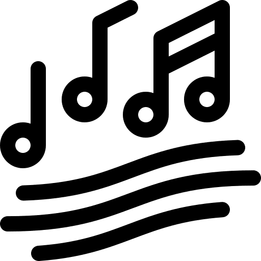 Music quaver musical notes song icon
