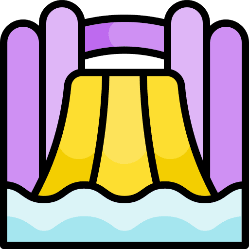 Water park summer holidays season vacation icon Water park summer holidays season vacation icon