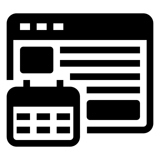 Deadline seo and web deadline calendar icon
