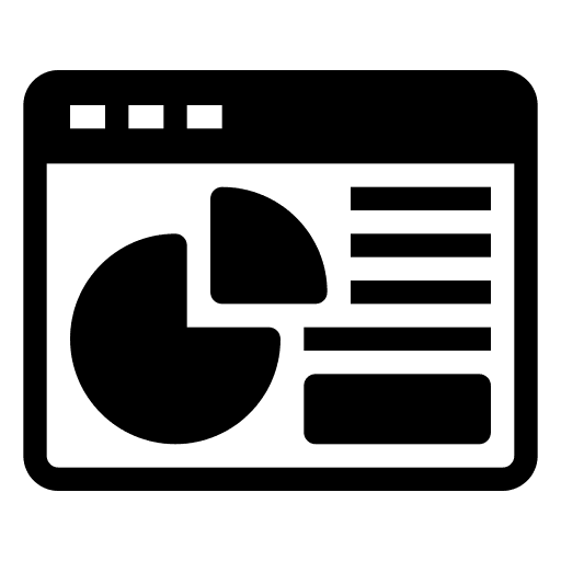 Data analysis pie chart web business and finance icon Data analysis pie chart web business and finance icon