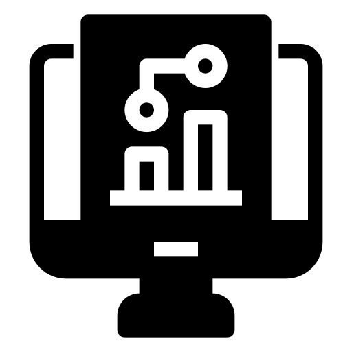 Online analytic processing business and finance computer electronics icon Online analytic processing business and finance computer electronics icon
