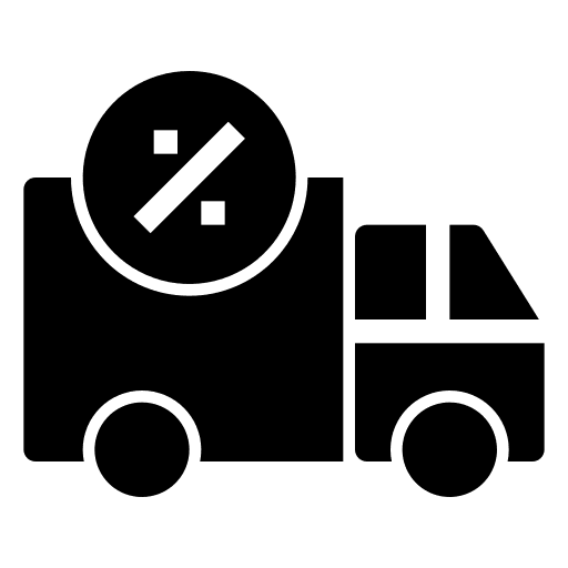 Delivery truck discount shipping and delivery transport icon