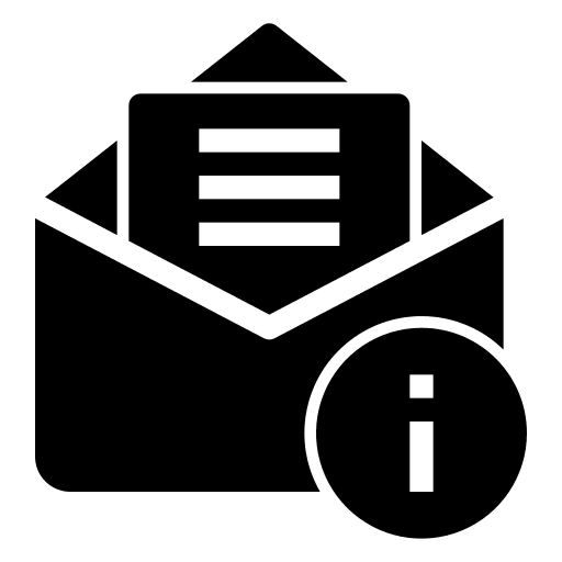 Email info communications message icon