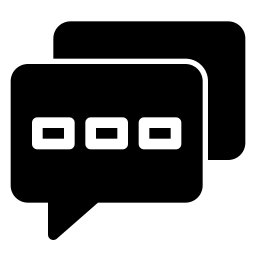 Communications comment conversation chat icon Communications comment conversation chat icon