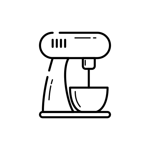 Mixer kitchen food and restaurant cooking equipment icon