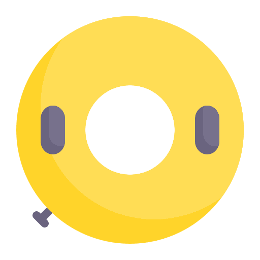 Rubber ring summer swimming pool rubber ring icon