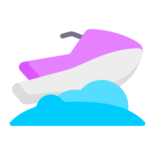 Jetski vehicle watersport jetski icon Jetski vehicle watersport jetski icon