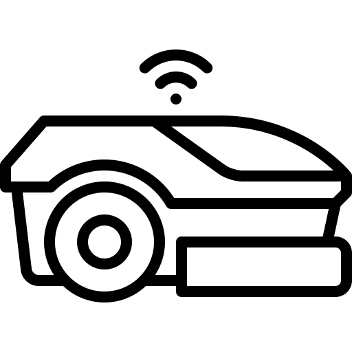 Lawn mower mower electronics garden icon