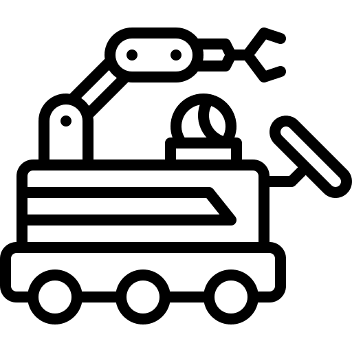 Robot robotic engineering electronics icon
