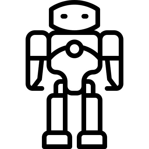 Robot technology robot electronics icon