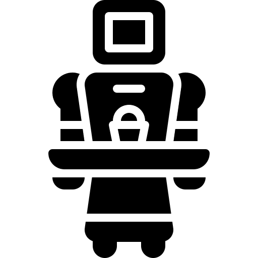 Robot assistant assistance robot assistant robotics icon Robot assistant assistance robot assistant robotics icon