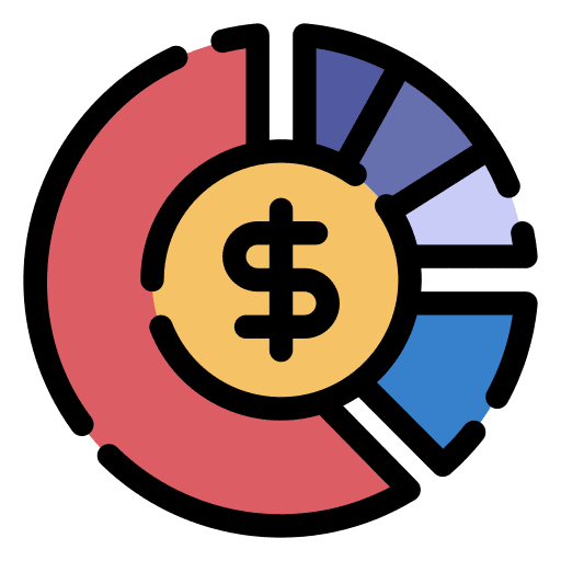 Budget stats dollar budget icon