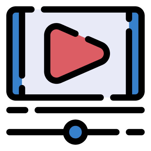 Multimedia player streaming video stream online video icon