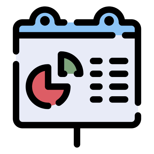 Presentation graphic statistics business and finance icon Presentation graphic statistics business and finance icon