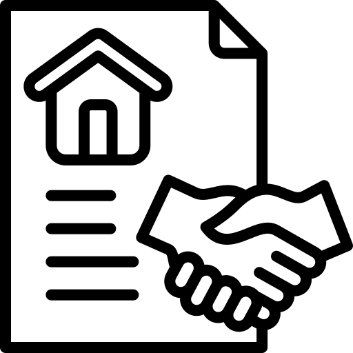 Agreement home letter property icon