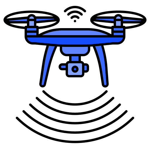 Drone drone digital smart icon