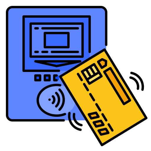 Rfid chip internet of things chips icon