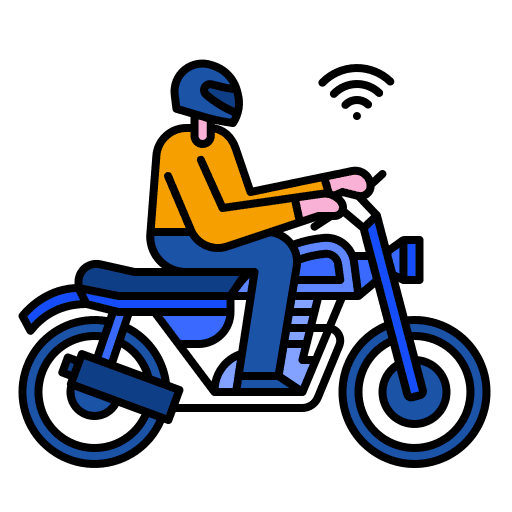 Motorcycle smart lifestyle bike icon Motorcycle smart lifestyle bike icon