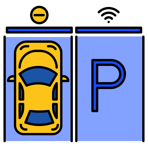 Parking car vehicle smart icon Parking car vehicle smart icon
