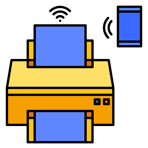 Printer technology paper printer icon Printer technology paper printer icon